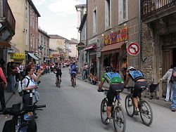 Mountainbike Rennen in Vallon Pont d'Arc